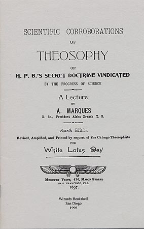 Scientific Corroborations Secret Doctrine